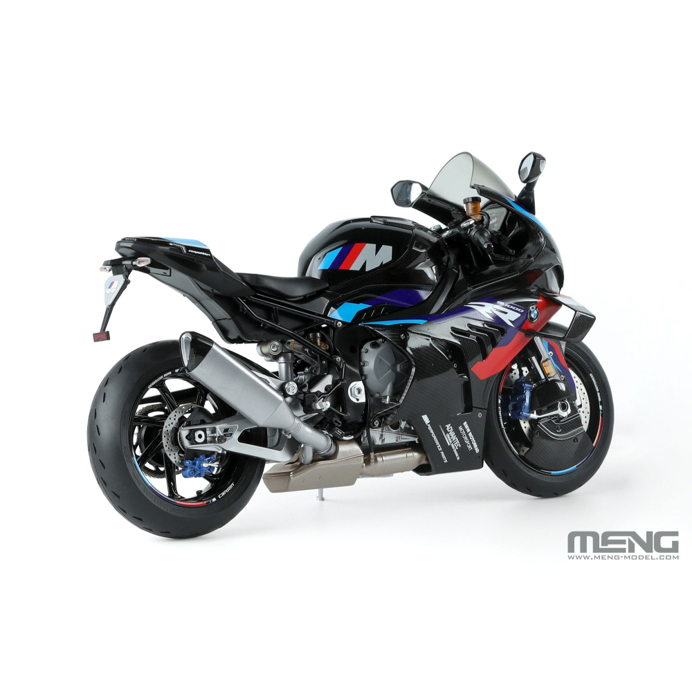 MENG MT-009s 1/9 BMW M 1000RR 摩托車（悅色版）組裝模型-細節圖3