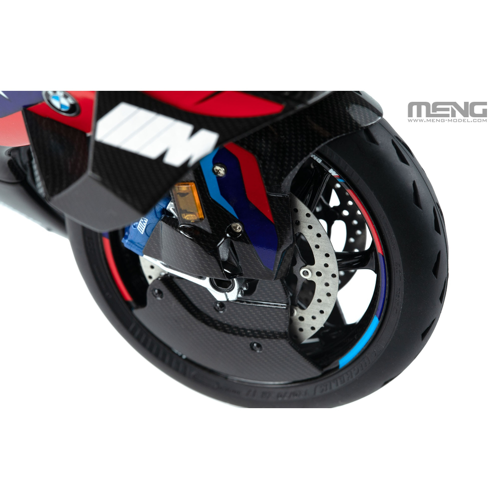MENG MT-009s 1/9 BMW M 1000RR 摩托車（悅色版）組裝模型-細節圖7