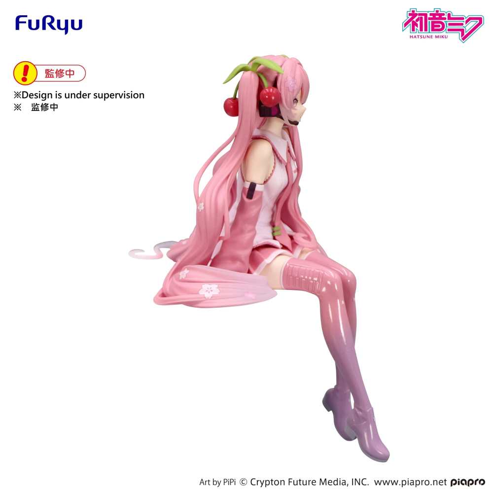 FuRyu 景品 初音未來 泡麵蓋公仔 櫻未來2026-細節圖4