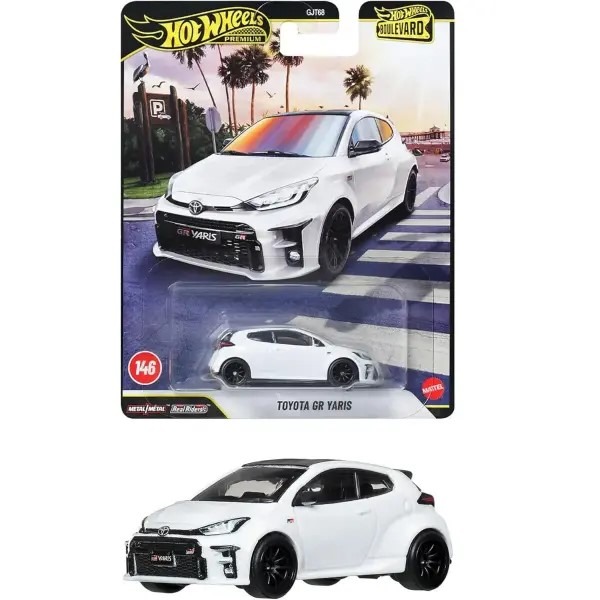 Hot wheels 風火輪 小汽車 林蔭大道 JHW19-9866 豐田 GR Yaris-細節圖2