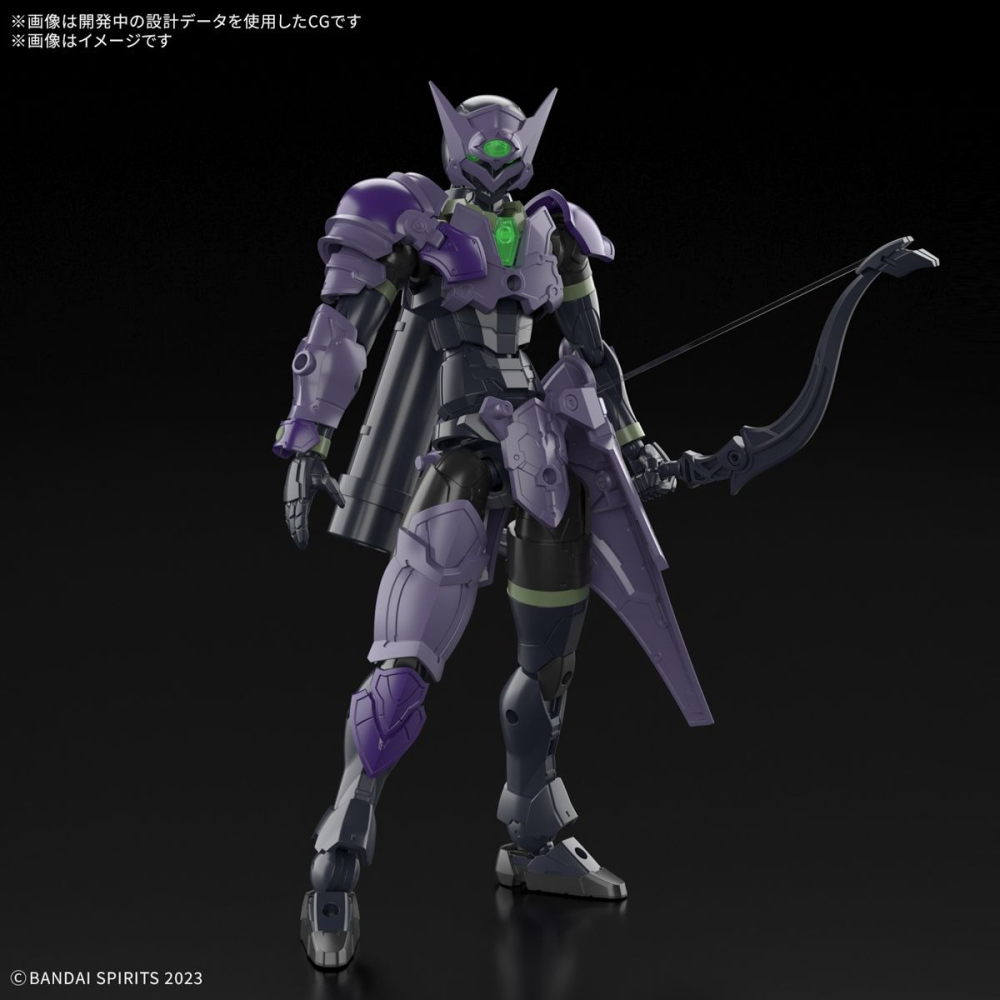 BANDAI 組裝模型 30MF #08 洛桑弓兵  ※本商品為組裝模型(分色成形色)，需自行組裝 ＂站立地台需另外購買-細節圖2