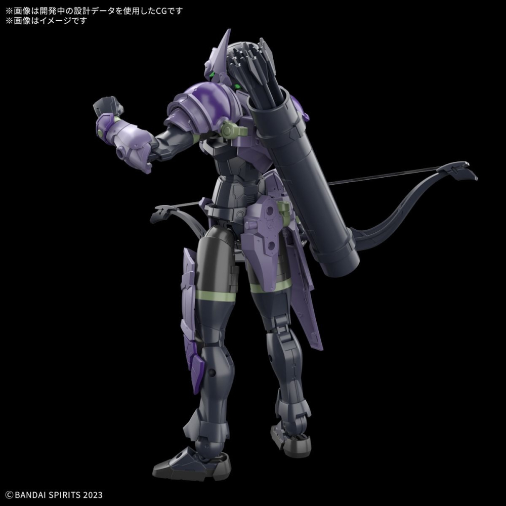 BANDAI 組裝模型 30MF #08 洛桑弓兵  ※本商品為組裝模型(分色成形色)，需自行組裝 ＂站立地台需另外購買-細節圖3