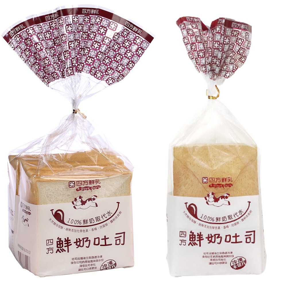 【四方鮮乳】鮮奶吐司(切片) 280±15g/袋-細節圖2