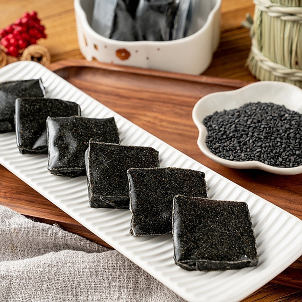 【胡同燒肉】元氣黑金芝麻糕｜黑芝麻｜麥芽糖｜評鑑指南肯定｜伴手禮｜純素(100g/包)-細節圖3