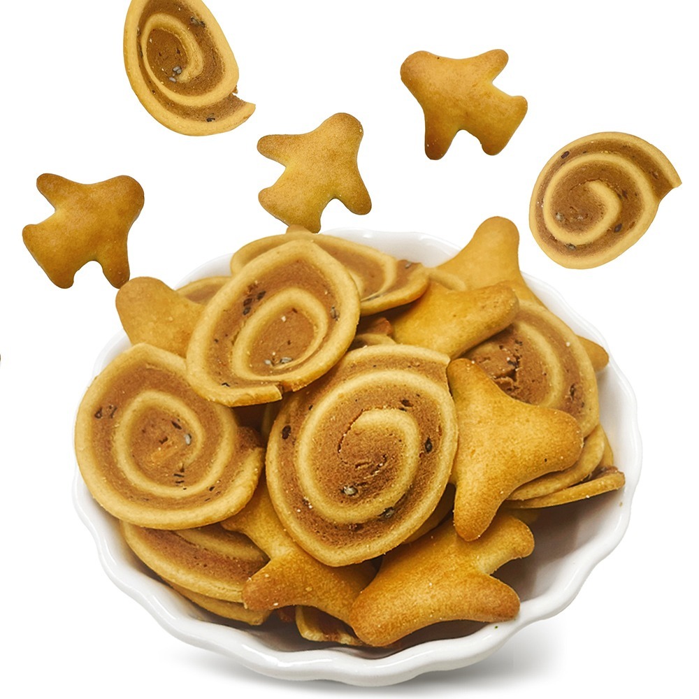 【豆之家】翠果子｜童年小食｜豬耳朵｜飛機餅乾｜奶素｜翠菓子(17gx25包/袋)-細節圖2