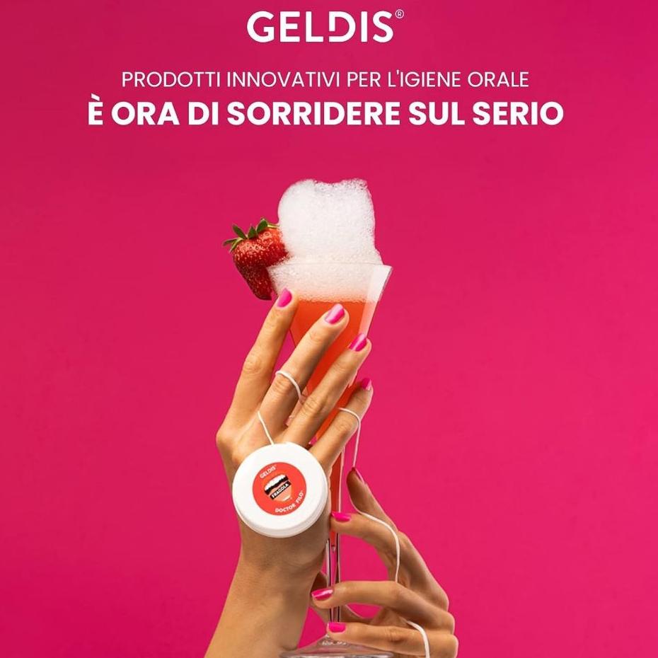 （正品） 現貨+預購🌸義大利製造歐洲原裝進口GELDIS牙線 青蘋果/草莓/巧克力/青柠+佛手柑/薄荷-細節圖2