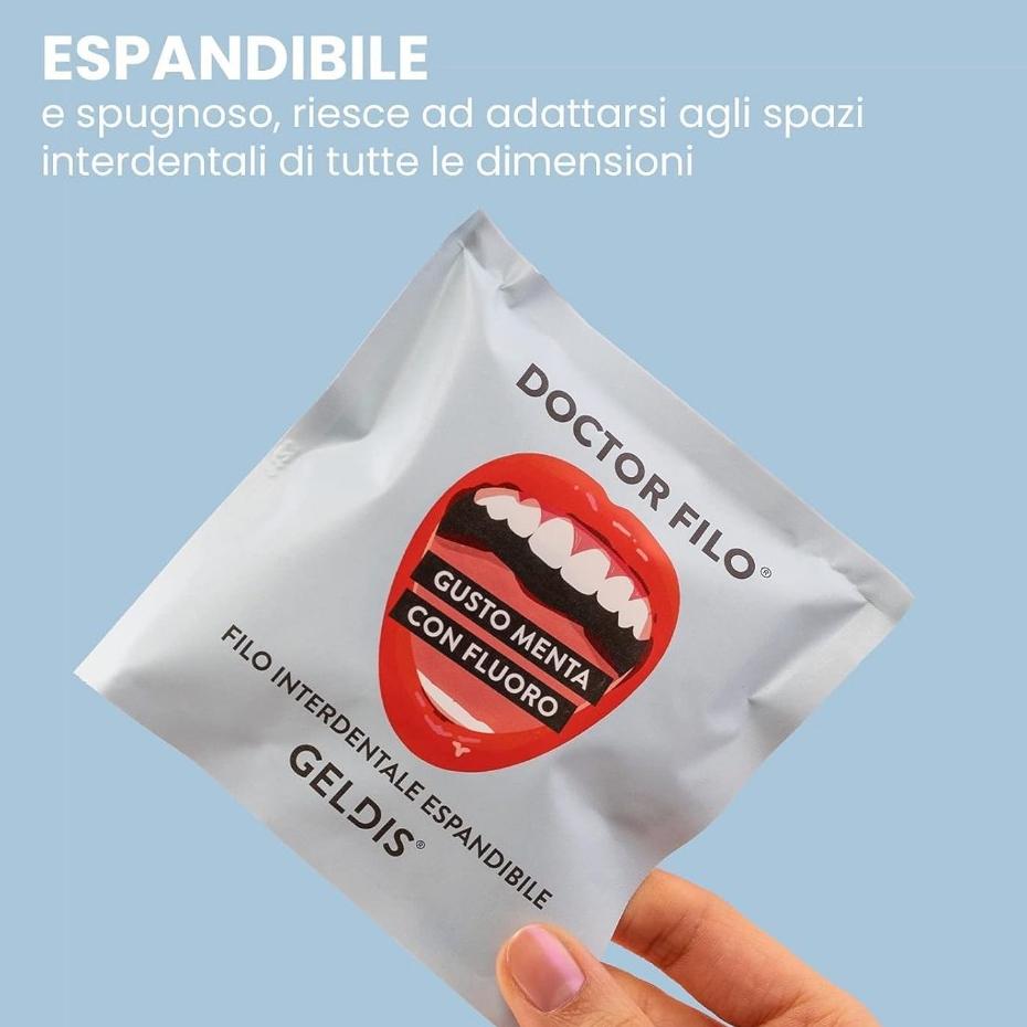 （正品） 現貨+預購🌸義大利製造歐洲原裝進口GELDIS牙線 青蘋果/草莓/巧克力/青柠+佛手柑/薄荷-細節圖3