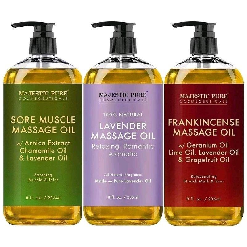 （正品）🌸美國Majestic pure山金車痠痛按摩油 /7 in 1花香煥活按摩油-細節圖3
