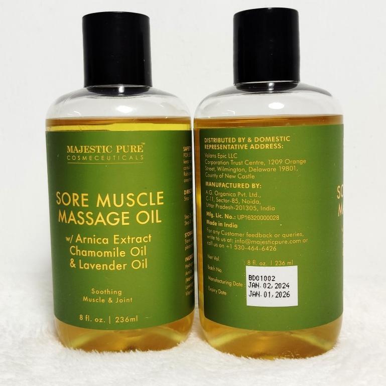 （正品）🌸美國Majestic pure山金車痠痛按摩油 /7 in 1花香煥活按摩油-細節圖4