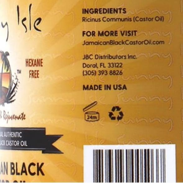 (正品)美國原裝進口Sunny Isle 有機牙買加黑蓖麻油(經典 /特級超黑 /頭髮專用 /黑蓖麻油膏5款)-細節圖2