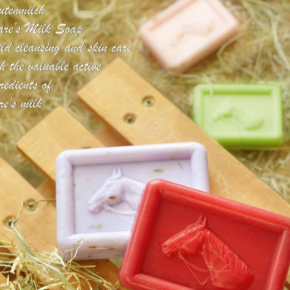 🌸 現貨+預購送旅行收納袋 🌸德國原裝進口玫瑰馬奶皂/馬鞭草/薰衣草/經典男士馬奶皂-細節圖6