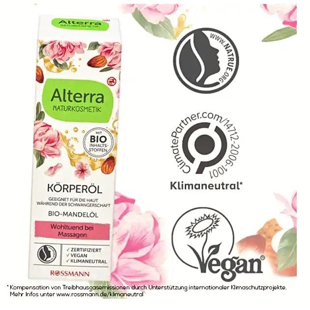 1111特惠 現貨 德國原裝進口Alterra 按摩精油 /橘皮組織按摩油 / 薰衣草放鬆按摩油 / 山茶花籽牡丹按摩油-細節圖2