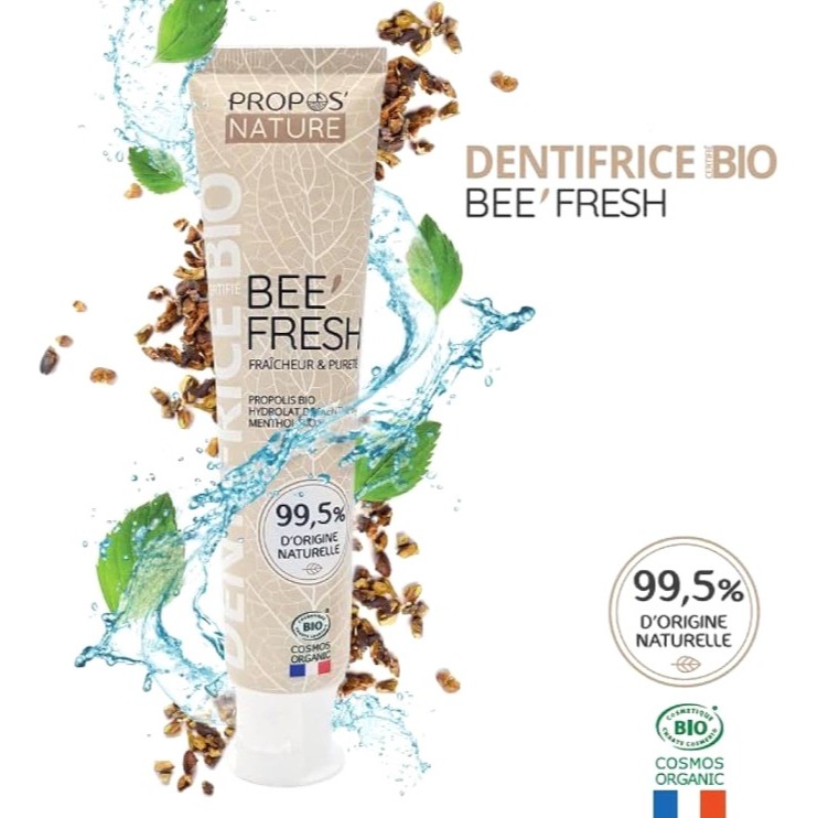 (正品)法國原裝進口Propos＇ Nature蜂膠護理牙膏歐盟Cosmebio 認證-細節圖2