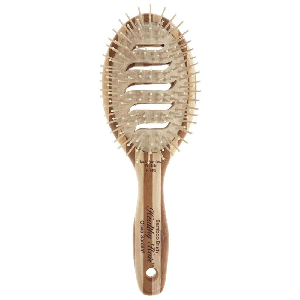 （正品） 美國原裝進口Olivia Garden竹製按摩氣墊梳 健康梳-細節圖5