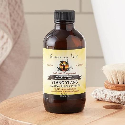 (正品)現貨美國原裝進口Sunny Isle 通過美國驗證牙買加黑蓖麻油 伊蘭花香-細節圖2