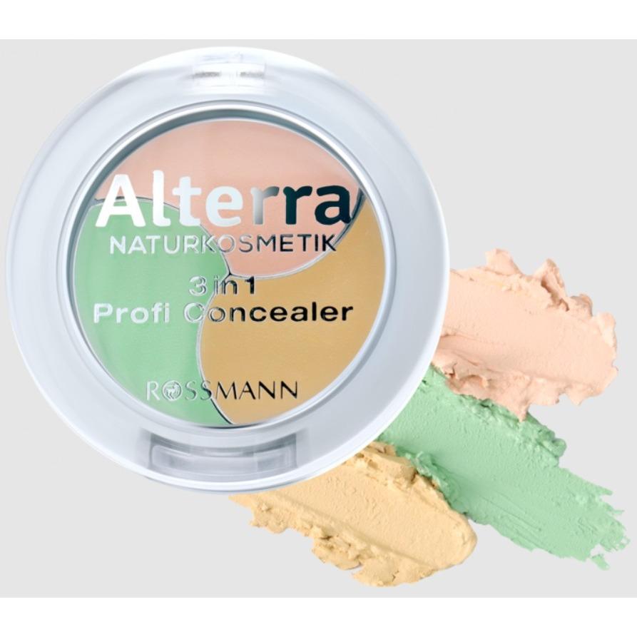 （正品)現貨 德國原裝進口Alterra歐盟驗證3 合 1 專業遮瑕膏 修容遮瑕膏-細節圖2