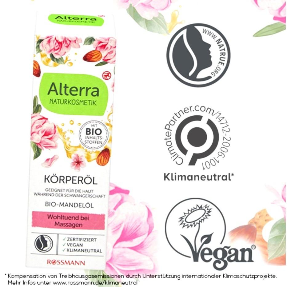 REVISED（正品)現貨 德國原裝進口Alterra歐盟驗證牡丹+杏仁身體油 按摩油-細節圖2