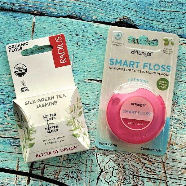 （正品）🌸 USDA認證RADIUS綠茶茉莉牙線不含 PFAS/赤蘚糖醇+薄荷/香草薄荷/原味含蠶絲配方-細節圖2