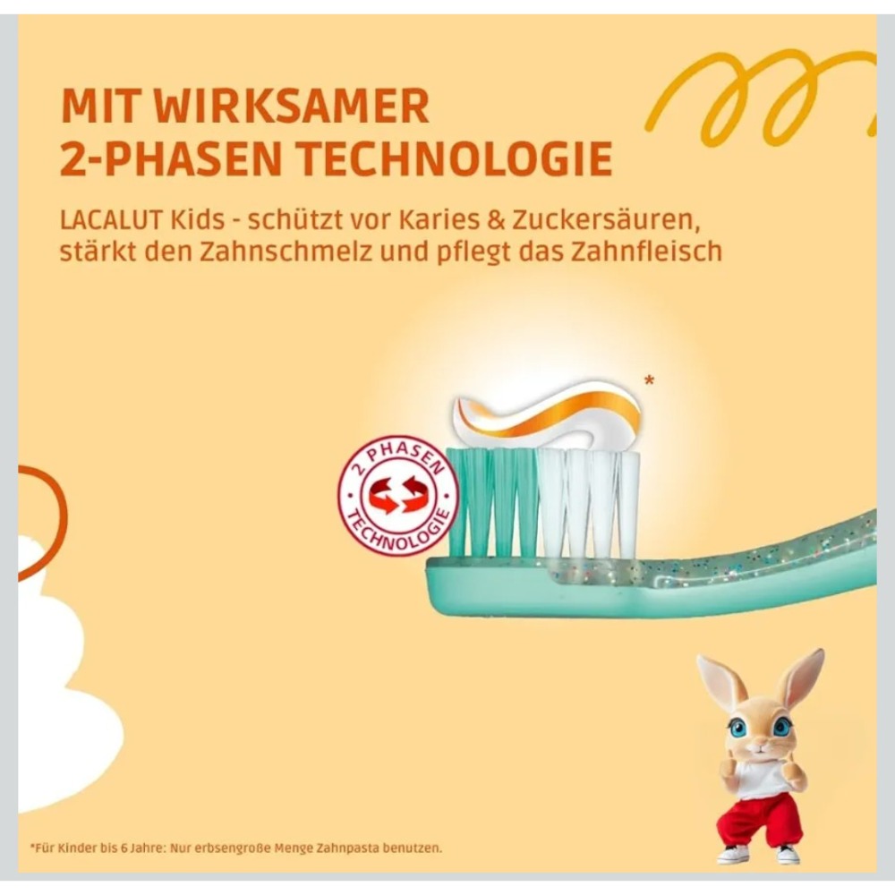 （正品）德國Lacalut Kids兒童高效牙膏-細節圖3