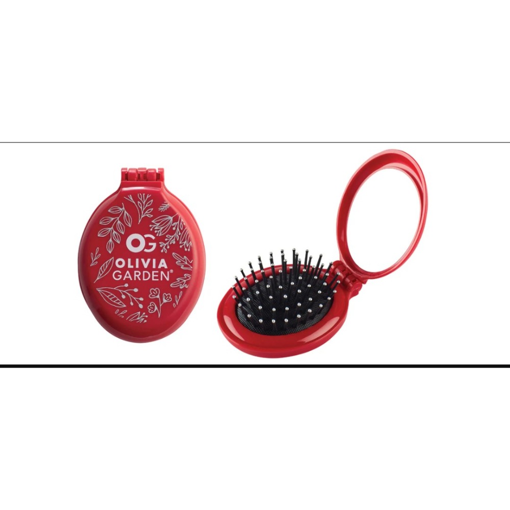 （正品）美國Olivia Garden MINI鏡妝梳-細節圖3