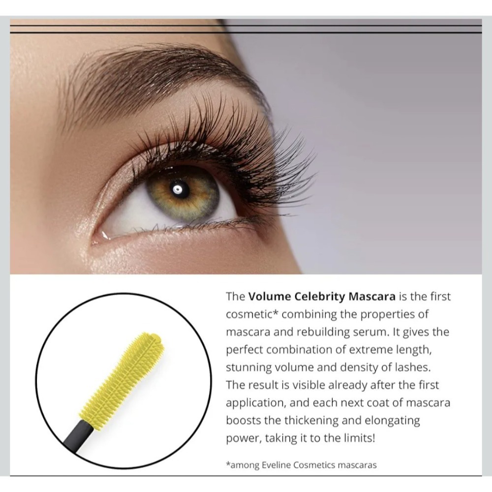 （正品）現貨歐洲暢銷款EVELINE濃密纖長睫毛膏 / 捲翹纖長睫毛膏-細節圖3