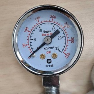 氧氣錶面(350psi)