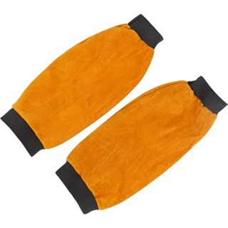 防火袖套 牛皮袖套 防燙袖套 長袖套 防護袖套 電焊皮套 電焊袖套 氬焊 電焊防火手套 切割機 焊切防護袖套 防火花-細節圖2