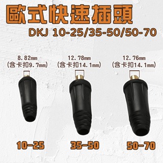 歐式快速接頭組 DKJ10-25 小歐塊 DKJ35-50 大歐塊 小歐 大歐 焊接 電焊機配件 氬焊配件 CO2電焊-細節圖5