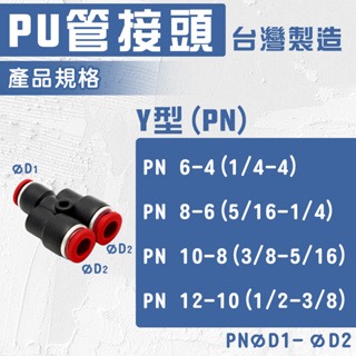 PU氣管快速接頭 PU管 T型 三通 直通接頭 轉接頭 省力快速接頭 氣動接頭 空氣快速接 快速接頭 氣管接 快插接頭-細節圖3