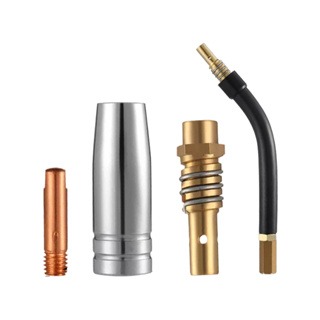 15AK 無氣保焊槍零件 CO2 NBC MIG無氣體保護電焊機 無氣保焊機 歐式 CO2焊槍 TIP 火嘴 電極-細節圖2