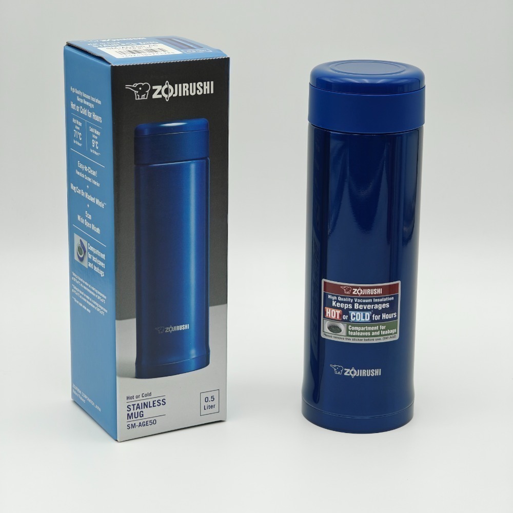 ZOJIRUSHI 象印 SLiT不銹鋼真空保溫杯  500ml SM-AGE50 象印保溫杯 保溫瓶-規格圖5