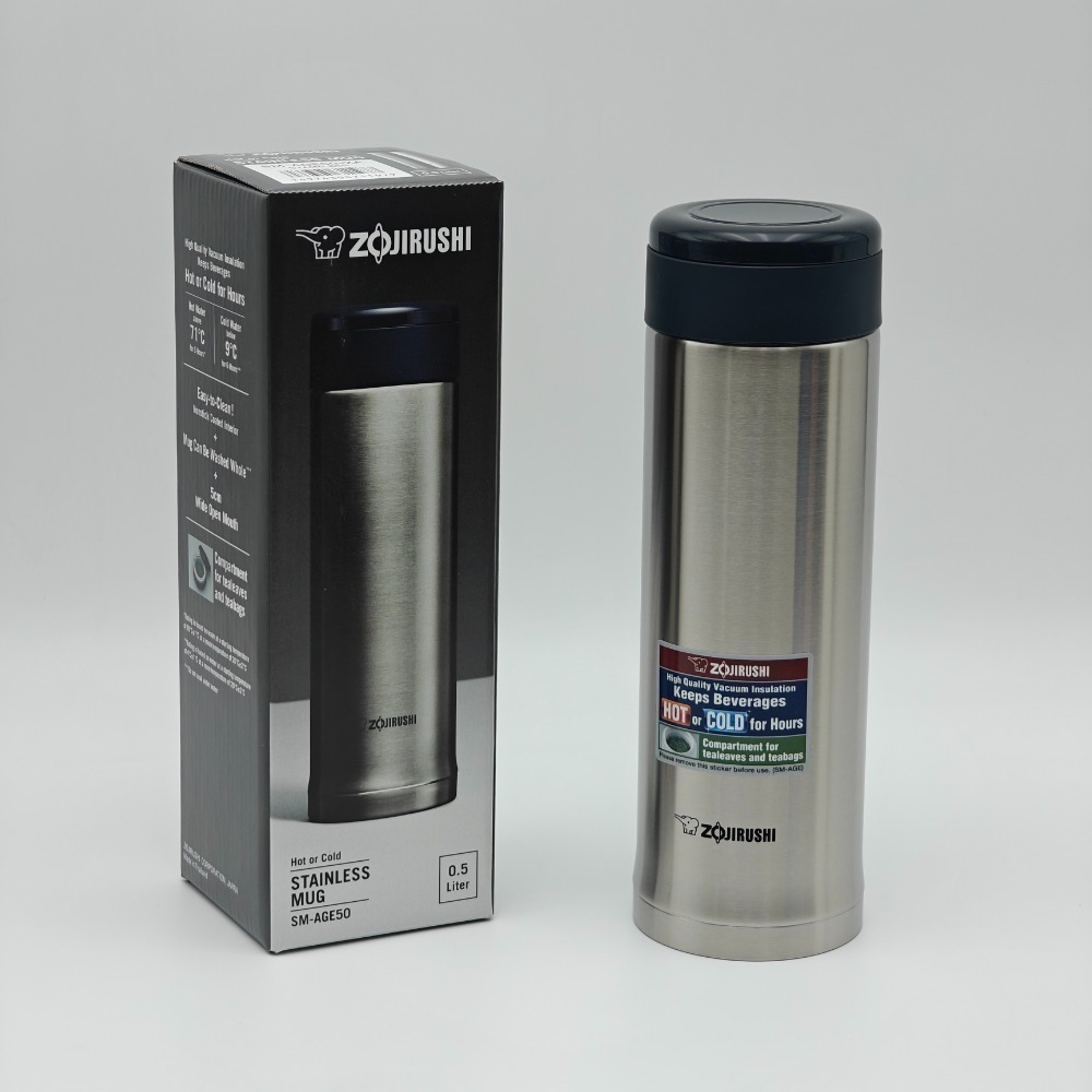 ZOJIRUSHI 象印 SLiT不銹鋼真空保溫杯  500ml SM-AGE50 象印保溫杯 保溫瓶-規格圖5