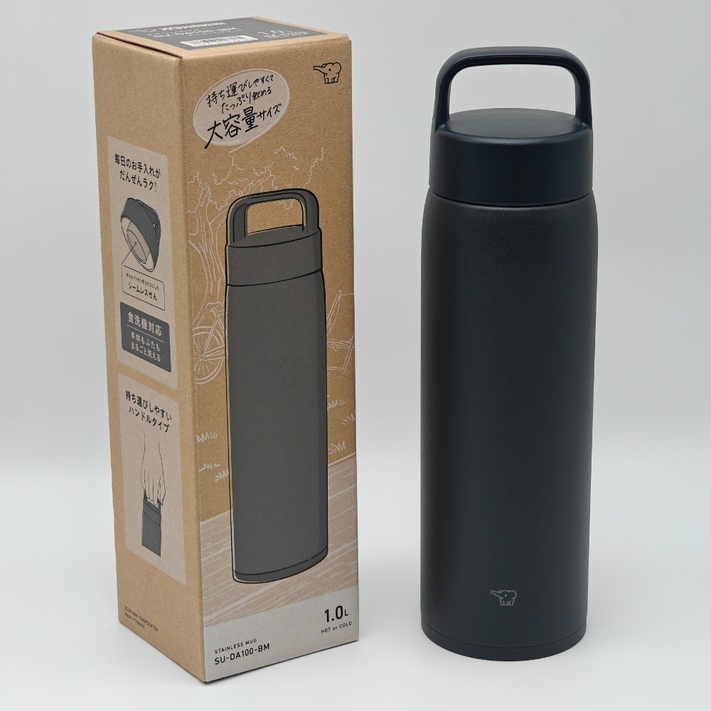 ZOJIRUSHI 象印不銹鋼真空吊環保溫杯 象印保溫瓶 800ml 1000ml SU-DA80 SU-DA100-規格圖8