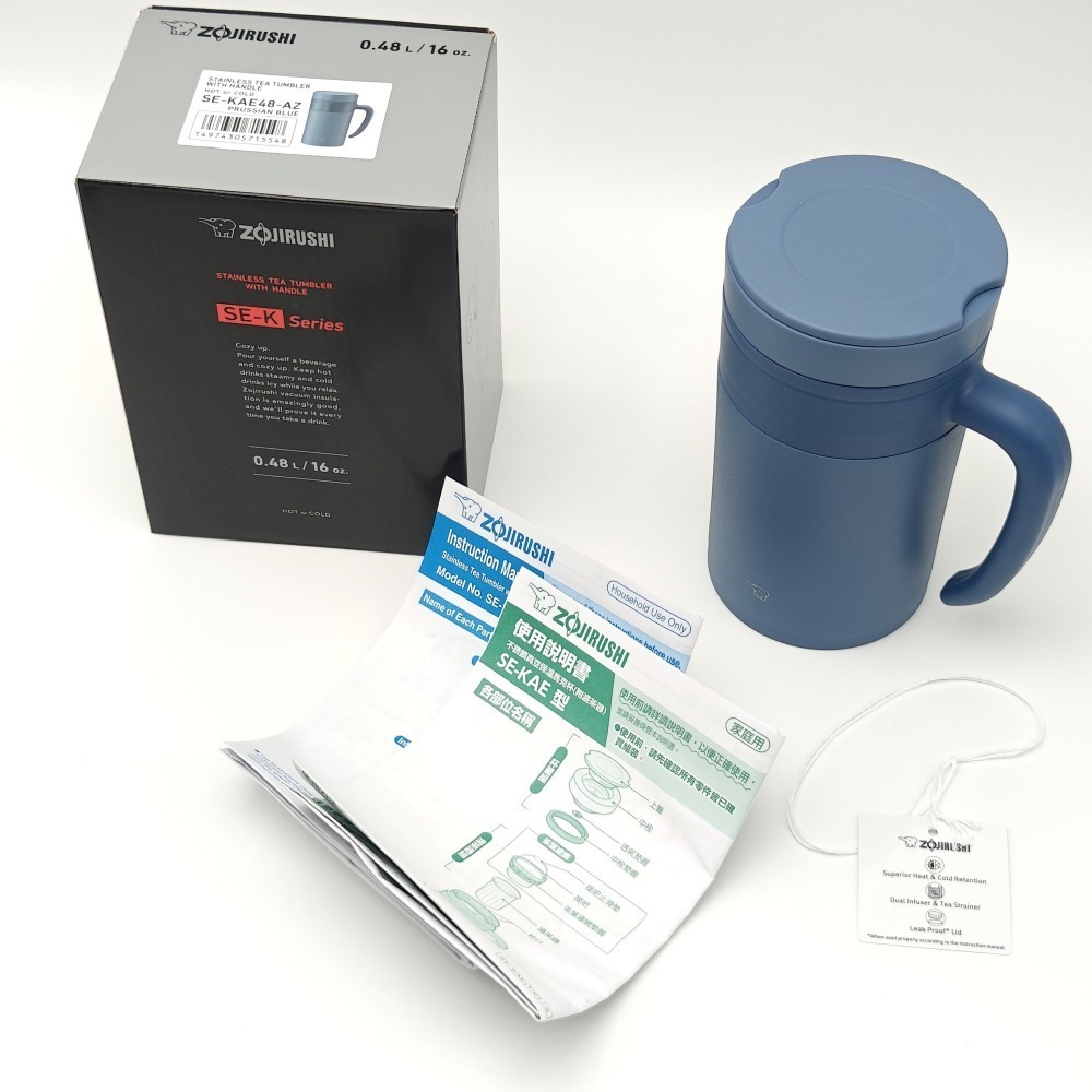 ZOJIRUSHI 象印真空保溫馬克杯 保溫杯 泡茶杯 保溫瓶 480ml SE-KAE48-細節圖7