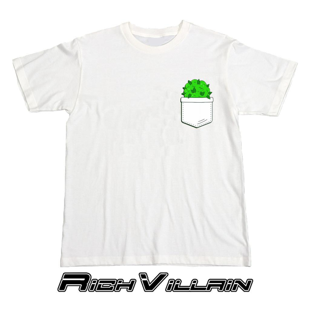 ⚜️ 台灣現貨 我就放在口袋 420 假口袋 短T 純棉 短袖 T恤 寬鬆上衣-細節圖4