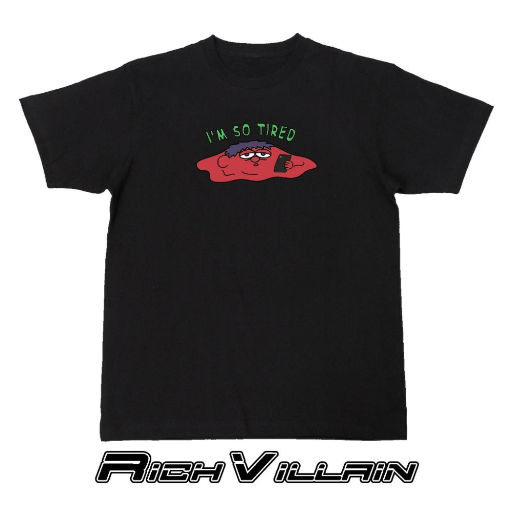 ⚜️ 台灣現貨 我累了 我是一灘爛泥 軟爛人 純棉 純棉 短袖 短Tee 寬鬆 男生上衣 女生上衣-細節圖3