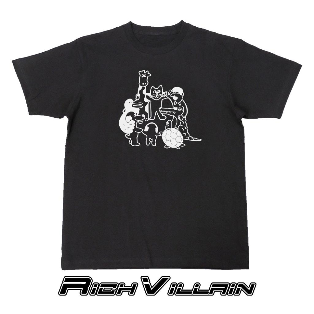 ⚜️ 台灣現貨 與小動物們一起 短T 純棉 短袖 T恤 寬鬆上衣-細節圖3