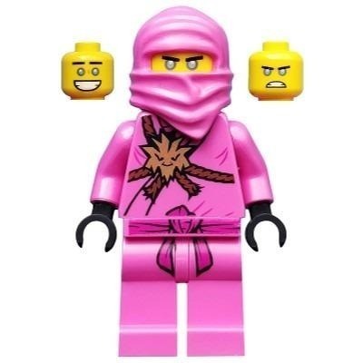【Emily Mifigures】LEGO 樂高 人偶 全新未組 忍者 粉紅Zane njo561 71708