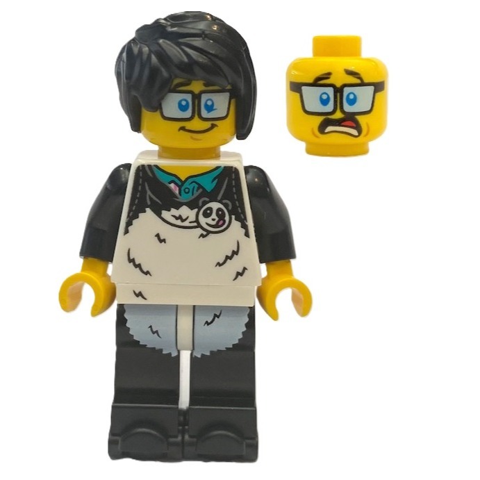 【Emily Mifigures】LEGO 樂高 人偶 全新 悟空小俠 熊貓人 店員小李 mk061 80026-細節圖3