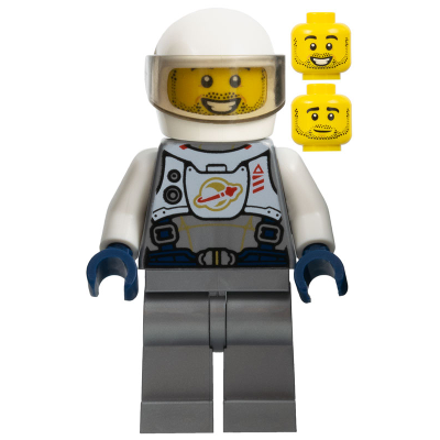 【Emily Mifigures】LEGO 樂高 人偶 全新已組 城市系列 太空人 twn400 31107