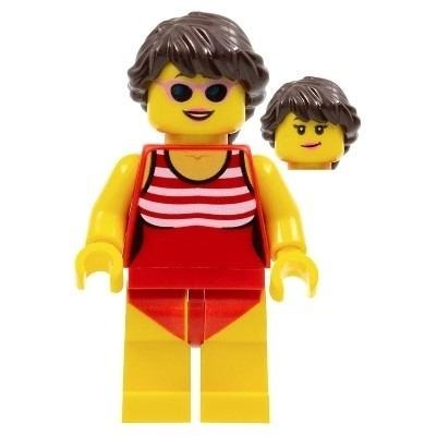 【Emily Mifigures】LEGO 樂高 人偶 全新未組 城市系列 海灘 泳裝 twn336 31083