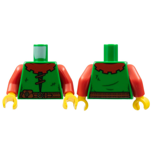 【Emily Mifigures】LEGO 樂高 人偶 身體 全新 森林人 城堡 973pb4754c01 10305