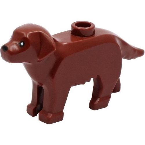 【Emily Mifigures】LEGO 樂高 動物 全新 狗 紅棕色 拉不拉多 黃金獵犬 69962pb01