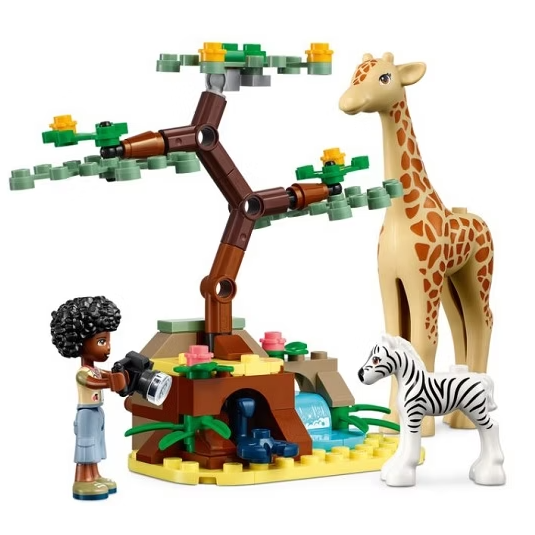 【Emily Mifigures】LEGO 樂高 動物 全新 長頸鹿 bb1280c01pb01 41717-細節圖2