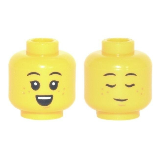 【Emily Mifigures】LEGO 樂高 人偶 頭 全新 雙面臉 3626cpb2913 80111 10293