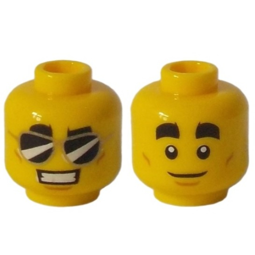 【Emily Mifigures】LEGO 樂高 人偶 頭 全新 雙面臉 3626cpb2396