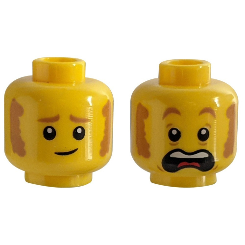 【Emily Mifigures】LEGO 樂高 人偶 頭 全新 雙面臉 3626cpb2903 10305 10303