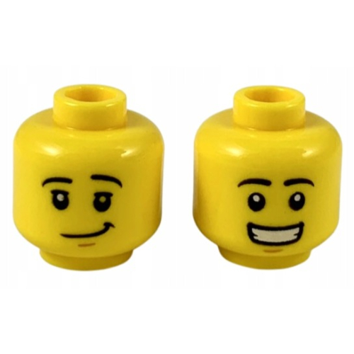 【Emily Mifigures】LEGO 樂高 人偶 頭 全新 雙面臉 3626cpb2308