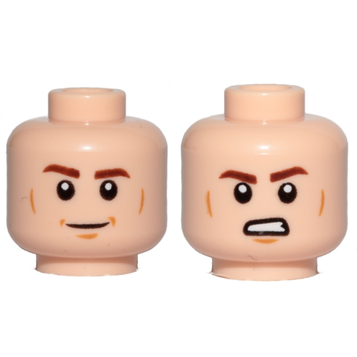 【Emily Mifigures】LEGO 樂高 人偶 頭 全新 雙面臉 3626cpb2391