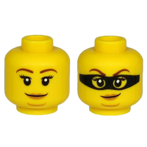 【Emily Mifigures】LEGO 樂高 人偶 頭 全新 雙面臉 3626cpb2533